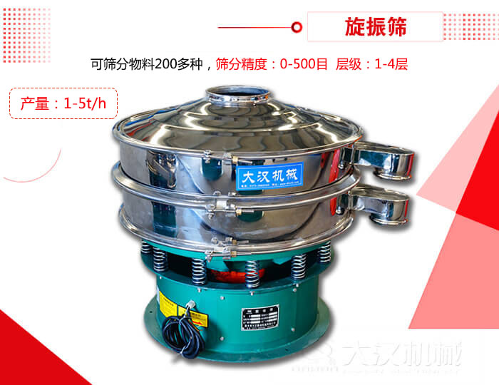 旋振篩可以特殊定制有:材質(zhì)方面包括:碳鋼,不銹鋼,全不銹鋼層級(jí)方面包括:?jiǎn)螌樱p層,三層,四層等