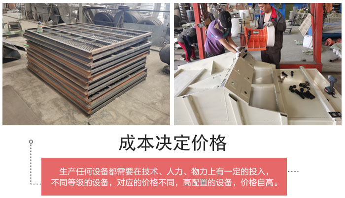 直線篩分機(jī)篩網(wǎng)，篩箱部件展示